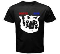 New R.E.M Monster Rock Logo Men's Black T-Shirt Black Manches Courtes(3X-Large)