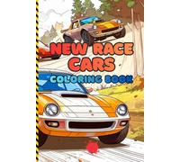 NEW RACE CARS: COLORING BOOK