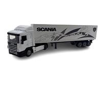 New Ray 810112 Camion de collection 1/43 scania R124/40 jaune avec remorque