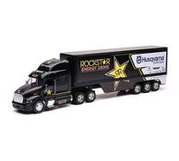 Newray Team Husqvarna Rockstar, modèle réduit de camion 1:32 Noir/Blanc/Jaune Noir/Blanc/Jaune
