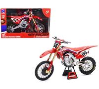 Moto Miniature - NEW RAY - Ken Roczen 94 CRF450 - Blanc - Mixte - Enfant