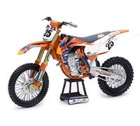 New Ray | Moto KTM Factory Racing Marvin Musquin #25 | Réplique Miniature Officielle | Modèle Multicolore de Collection | Jouet Fan de Moto Cross & Racing | 57963