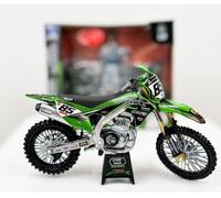 New Ray - Moto Miniature de Collection - Motocross Kawasaki KX450F Bud Racing Pilote C. Soubeyras N°85 - Modèle Réduit - Die Cast - Jeux et Jouets pour Petits et Grands - A Partir de 3 Ans