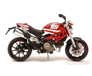 New Ray NY57523 Ducati Monster 796 (No.69) 1:12 MODELLINO Die CAST Model Compatible avec