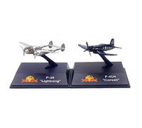 New Ray Set de 2 Avions P-38 Lightning et F-4U Corsair The Flying Bulls 1/200