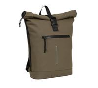 New Rebels Sac à dos à roulettes imperméable unisexe - Sac à dos à roulettes de 21 litres avec compartiment pour ordinateur portable de 15,6 pouces - options de rangement flexibles - vert olive