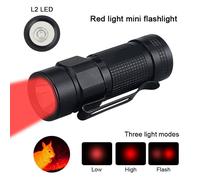 New Red 3 Modes VASTFIRE-Mini lampe de poche rouge 9LED, torche de poche, imagerie de veine 625nm, recherche de veine, infirmière soignante, chasse, mode 1 ""Nipseyteko