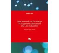 New Research On Knowledge Management Applications And Lesson Learned