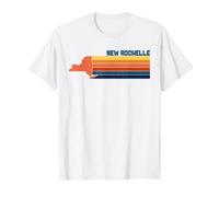 New Rochelle New York City Rétro T-Shirt