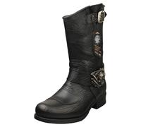 New Rock Biker M-gy07-s10 Mixte adulte Noir Bottes Plate-forme - 44 EU