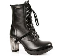 New Rock Boots Femmes Punk Gothic Bottes - Style TR001 S1 Noir