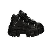 New Rock - Botte Plateforme Murale - Femme - Chaussures - Noir - Taille: 42 EU