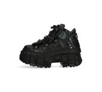 New Rock Bottes à lacets 'Wall106-S12' noir, Taille 37