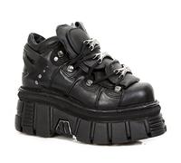 New Rock Mixte 106-S29 Derbys, Noir (Black 001), 45 EU