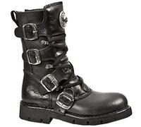 New Rock M 1473 S1, Bottes Motardes mixte adulte, Noir (Itali Negro/Nomada Negro/Planin), 48 EU