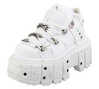 New Rock M-tank106-c1 Mixte adulte Blanc Chaussures Plate-forme - 36 EU