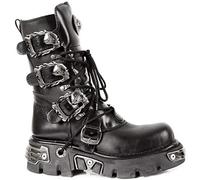 New Rock Mens Oxido M 391 Punk Goth Black Leather Boots 44 EU