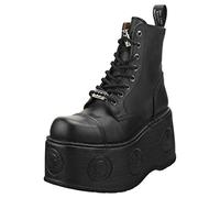 New Rock Metallic M-NEWMILI083-S28 Mixte Adulte Bottes Plate-Forme - 37 EU