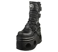 New Rock Metallique M-373-s94 Bottines Mixte Noir, noir, 10