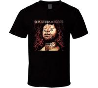 New Rock Style Sepultura Roots 1996 Black Classic Short Sleeve Unisex T-Shirt Gift Manches Courtes(Small)
