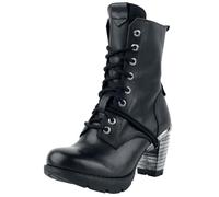 New Rock Trail Negro Tacon Acero Femme Bottes noir EU40 Cuir