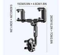 New Rotatable & Retractable Car Phone Holder Mount - Universal Adjustable for All Phones