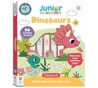 (New Sept) Jr Kaleidoscope Colouring Kit Dinosaurs