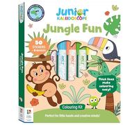 (New Sept) Jr Kaleidoscope Colouring Kit Jungle