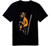 New Shaman King YOH Asakura Anime Movie Mens T Shirt Black Black