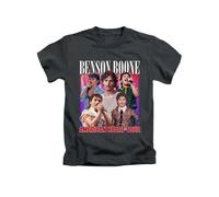 New Spirit Original American Heart Benson Cute Cool Iconic Boone T-shirt tendance drôle unisexe, Noir , M