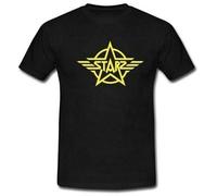 New Starz Heavy Metal and Power Pop Band Men's T Shirt Clothing Black L