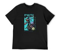 New Summer Rimuru T-Shirt Cotton That Time I Got Reincarnated As A Slime Veldora Anime Tensura Ofertas Men Tshirt Black L