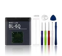New SwarKing BL-6Q Batterie de rechange compatible avec No-kia 6700 Classic/No-kia 6700 Illuvial avec kit d'outils