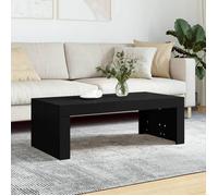 NEW Table basse bar contemporaine noir 102x50x36 cm bois d'ingénierie 21212