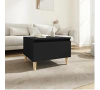 NEW Table d'appoint - Table basse bar contemporaine Noir 50x46x35 cm Bois d'ingénierie 38581