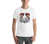 New Talk to Me Goose T-Shirt Heavyweight t Shirts Custom t Shirts Quick-Drying t-Shirt Summer Tops Short Sleeve Tee Men