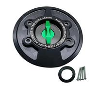 New Tank Fuel Cap Compatible With S1000RR S1000R CNC Aluminum Motorcycle Fuel Filler Gas Tank Cap Oil Tank Cover(Black Green)