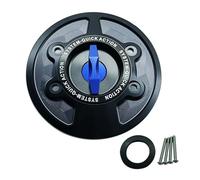 New Tank Fuel Cap Compatible With S1000RR S1000R CNC Aluminum Motorcycle Fuel Filler Gas Tank Cap Oil Tank Cover(Black Blue)
