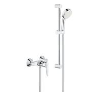 New Tempesta Cosmopolitain 100 ensemble de douche 2 jets + mitigeur douche 1/2", chrome (23632000-26076002)