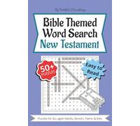 New Testament Bible Word Search Puzzle Book: Word Searches with Easy to Read Print about the Epistles, Jesus, Early Church, and More | 6x9 inches, 110 ... for Vacation, Holidays, and Leisure Times