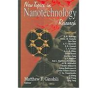 New Topics In Nanotechnology Research