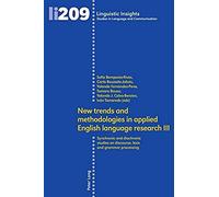 New Trends And Methodologies In Applied English Language Research Iii