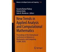 New Trends In Applied Analysis And Computational Mathematics