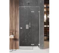 New Trendy Avexa porte de douche 110 cm à ouverture basculante chrome brillant/verre transparent EXK-1448