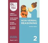 NEW! Updated for 2019 - GL Assessment 11+ Practice Papers Non-Verbal Reasoning Pack 2 (Multiple Choice) - [Version Originale] Inconnu (Auteur)