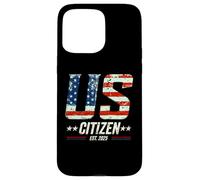 New US Citizen Est. 2025 Citoyenneté des Immigrants américains Coque pour iPhone 15 Pro Max