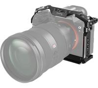 (New Version) Cage for Sony A7 III / A7R III, Aluminium Alloy Cage with Quick Release Plate for Arca, Built-in Cold Shoe, NATO Rail and Threaded Holes ¿ 2087D