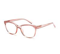 NEW VISION Lunette Anti Lumiere Bleue, Lunettes De Lecture Style Rétro, Lunettes Loupe UV400 Anti-rayonnement pour Homme Femme NV1157 (Rose, 2.5, x)