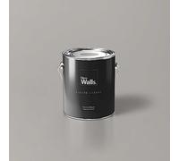 New Walls Premium Peinture murale Gris, Gris soie Liquid Luxury Peinture à dispersion pour intérieur - 2,5 L