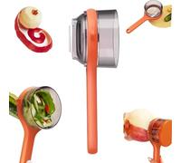 New with Box Storage Kitchen Special Fruitpeeler, 2026 New With Box Storage Kitchen Special Fruit peeler, Built-In Peel Case & Sharp Blade，for Home Kitchen，Camping，Travel Prep (1PCS Orange)